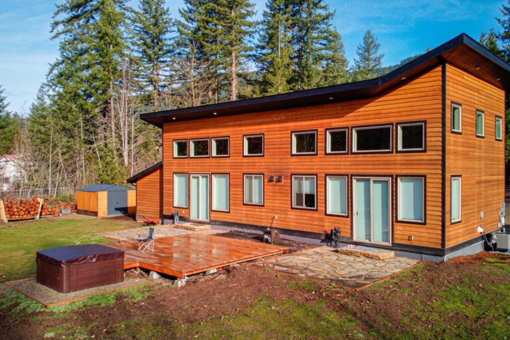 Newly Built Modern Chalet Duplex - 2 Mount Hood Village Exterior foto